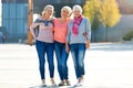 Group of senior women smiling