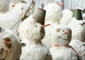 Group of snowmen