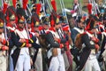 Group of soldiers-reenactors