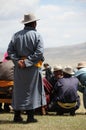 Group of Spectators at Naadam