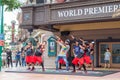 Group of Street Dancers on Performance Show at Universal Studio Singapore