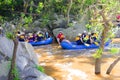 Rafters training on the Potomac River - 1 Royalty Free Stock Photo