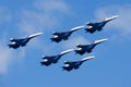 Group su-27 at air show