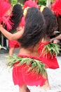 Group of tahitian dancers