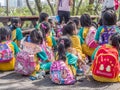 A group of Taiwanese preschool children