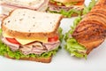 Group of tasty sandwiches Royalty Free Stock Photo