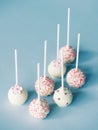 Group of tasty cake pops.