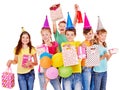 Group of teen people. Royalty Free Stock Photo