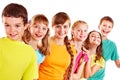 Group of teen people. Royalty Free Stock Photo