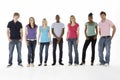 Group Of Teenage Friends In Studio Royalty Free Stock Photo