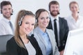 Group of telemarketers Royalty Free Stock Photo