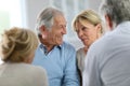 Group therapy of seniors Royalty Free Stock Photo