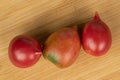 Fresh tomato de barao on light wood Royalty Free Stock Photo