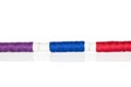 Sewing thread spool isolated on white Royalty Free Stock Photo