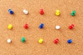 Group of thumbtacks Royalty Free Stock Photo