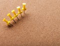 Group of thumbtacks Royalty Free Stock Photo