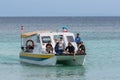 A group of tourist are just coming back from diving at Mantanani Island