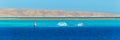 Group of tourists diving in the Red Sea, Hurghada, Egypt Royalty Free Stock Photo