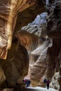 The Siq canyon.Petra