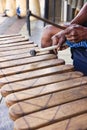 group of traditional african marimba performers