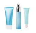 Group of turquois cosmetics