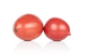 Fresh tomato de barao isolated on white Royalty Free Stock Photo