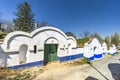 Group of typical outdoor wine cellars in Plze near Petrov, Southern Moravia, Czech Republic Royalty Free Stock Photo