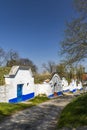 Group of typical outdoor wine cellars in Plze near Petrov, Southern Moravia, Czech Republic Royalty Free Stock Photo
