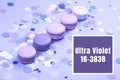 Group of Ultra Violet macarons