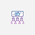 Group vector icon sign symbol Royalty Free Stock Photo