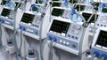 Group of ventilator machines Royalty Free Stock Photo