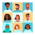 Zoom video conference illustration with diverse peoplesÃ¢â¬â¢ faces.