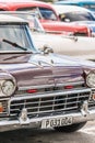 Group of vintage american cars in Havana
