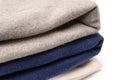 A group of warm sweaters isolated on a white background Royalty Free Stock Photo