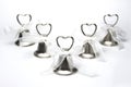 Group of wedding bells