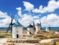 Group of windmills Royalty Free Stock Photo