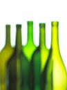 Group of wine bottles Royalty Free Stock Photo