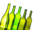 Group of wine bottles Royalty Free Stock Photo