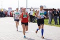 A group of woman marathon runners.