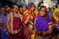 Group of women wearing colourful clothes, India