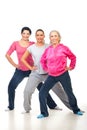 Group of women doing fitness