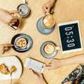 Group Of Women Drinking Coffee Concept Royalty Free Stock Photo