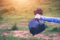 Group women volunteer help garbage collection charity. Royalty Free Stock Photo