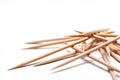 Group of wood toothpicks Royalty Free Stock Photo