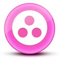 Group work eyeball glossy pink round button abstract