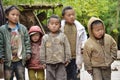 A group of Yi children,China.