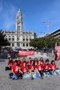 Group of young activists are protesting for animal rights