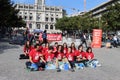 Group of young activists are protesting for animal rights