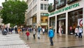 Family Outing in Downtown Munich Germany Royalty Free Stock Photo