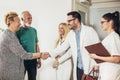 Young doctor during home visit senior people Royalty Free Stock Photo